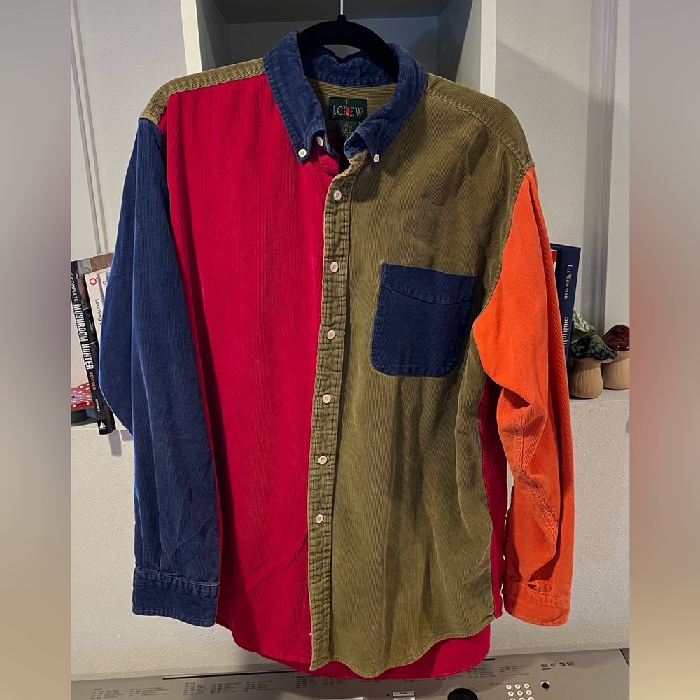 Vintage J Crew Button Down - Color Block